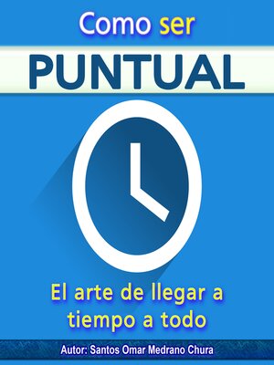 cover image of Como ser puntual